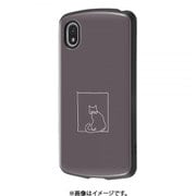 IN-RCXPAM3AC4/NK1 [Xperia Ace III 用 耐衝撃ケース MiA-collection/ネコ/グレー]