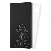 Xperia Ace III 用 『ディズニーキャラクター』/手帳型 FLEX CASE ホットスタンプ/ミッキーマウス INR-DXPAM3FXI/MK