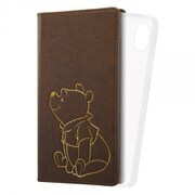 Xperia Ace III 用 『ディズニーキャラクター』/手帳型 FLEX CASE ホットスタンプ/プー INR-DXPAM3FXI/PO