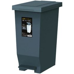 ゴミ箱 密閉 ペダルペール 30L フタ付 ブラック エバンMP