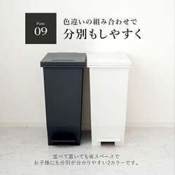 ヨドバシ.com - アスベル ゴミ箱 密閉 ペダルペール 30L フタ付