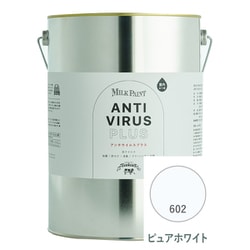 ミルクペイント アンチウイルスプラス 4L ピュアホワイト [合成樹脂塗料 水性 屋内かべ用]