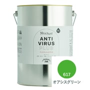 ミルクペイント アンチウイルスプラス 4L オアシスグリーン [合成樹脂塗料 水性 屋内かべ用]