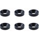 SGX-8BK [アルミM3 皿ワッシャー 外径 7mm 6個入 ブラック]