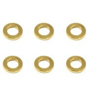 SGX-975G [M3アルミカラー Φ5.5×3×0.75t 6個入 ゴールド]