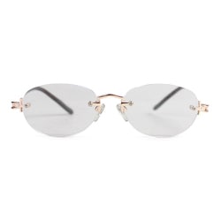 老眼鏡 シニアグラス 度数＋2.50 ゴールド ERK-05-25