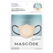 マスコード クール3Dマスク Mサイズ ライトベージュ 7枚入 CM01