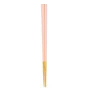 箸 14.5cm 2~3歳用 子供用 栗 五角箸 waguri 木製 天然木 日本製 ピンク S21-7-1n