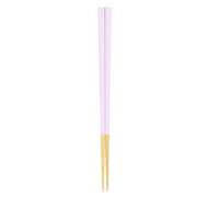 箸 14.5cm 2~3歳用 子供用 栗 五角箸 waguri 木製 天然木 日本製 パープル S21-7-6n