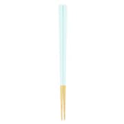 箸 21cm 栗 八角箸 waguri 木製 天然木 日本製 ブルー S21-7-17n