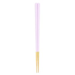 箸 21cm 栗 八角箸 waguri 木製 天然木 日本製 パープル S21-7-18n