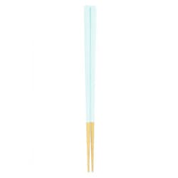 箸 23cm 栗 八角箸 waguri 木製 天然木 日本製 ブルー S21-7-23n