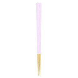 箸 23cm 栗 八角箸 waguri 木製 天然木 日本製 パープル S21-7-24n