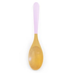 スプーン 20cm 栗 八角箸 waguri カレースプーン 木製 天然木 日本製 パープル S21-7-30n