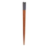 箸 21cm beni 紅紫檀 八角箸 木製 天然木 日本製 紺 S21-8-4n