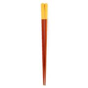 箸 21cm beni 紅紫檀 八角箸 木製 天然木 日本製 黄 S21-8-6n