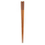 箸 23cm beni 紅紫檀 八角箸 木製 天然木 日本製 茶 S21-8-9n