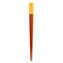 箸 23cm beni 紅紫檀 八角箸 木製 天然木 日本製 黄 S21-8-12n