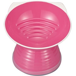 Miya Wan 日本製 ペット用食器 ねこ脚付きフードボウル NEKOGONOMI ピンク