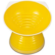 Miya Wan 日本製 ペット用食器 ねこ脚付きフードボウル NEKOGONOMI イエロー