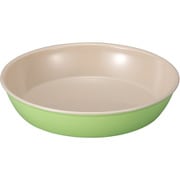 Miya Wan 日本製 ペット用食器 浅型フードボウル GR×BE（クリーンコート加工）