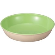Miya Wan 日本製 ペット用食器 浅型フードボウル BE×GR（クリーンコート加工）