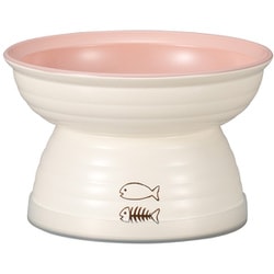 Miya Wan 日本製 ペット用食器 脚付きフードボウル 175 WH×PK（クリーンコート加工）