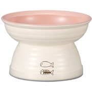 Miya Wan 日本製 ペット用食器 脚付きフードボウル 175 WH×PK(クリーンコート加工)