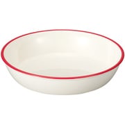 Miya Wan 日本製 ペット用食器 浅型フードボウル HORO aka