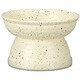 Miya Wan 日本製 ペット用食器 脚付きフードボウル 175 grano ホワイト