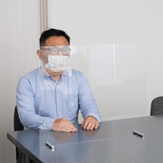 カウンター仕切板 透明 W600×H500 62280-01