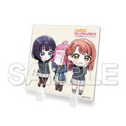 ラブライブ！虹ヶ咲学園スクールアイドル同好会 ミニアクリルプレート 上原歩夢＆朝香果林＆天王寺璃奈 [キャラクターグッズ]
