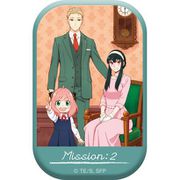 SPY×FAMILY スクエア缶バッジ MISSION：2「妻役を確保せよ」メインビジュアル [キャラクターグッズ]