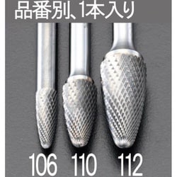 超硬カッター（ステンレス用） 10×19mm/6mm軸 EA819JE-110