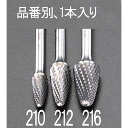 超硬カッター（鉄・鋳物用） 16×25mm/6mm軸 EA819JE-216