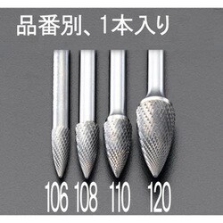 超硬カッター（ステンレス用） 8×19mm/6mm軸 EA819JF-108