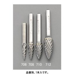 【快削】 超硬カッター（鉄・鋳物用） 8×19mm/6mm軸 EA819JF-708