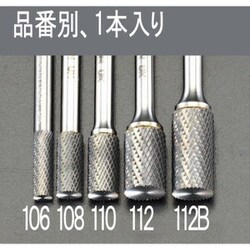 超硬カッター（ステンレス用） 12×19mm/6mm軸 EA819JJ-112