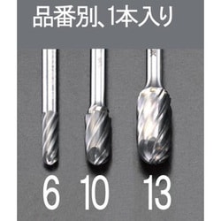 超硬カッター（アルミ用） 12×25mm/6mm軸 EA819JZ-13