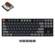Keychron K1（V5） ワイヤレス・メカニカルキーボード RGBライト - US（テンキーレス）-Gateron茶軸 K1-B3-US
