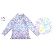 6823622-100-05-7 [水彩リボンラッシュガード サイズ：100 ブルー]