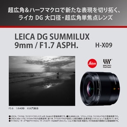 ヨドバシ.com - パナソニック Panasonic H-X09 [LEICA DG SUMMILUX 9mm