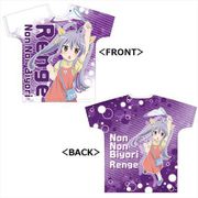 のんのんびより のんすとっぷ フルグラフィックTシャツ フリーサイズ 宮内れんげ [キャラクターグッズ]