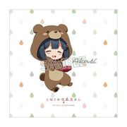 となりの吸血鬼さん 描き起こし ハンドタオル 着ぐるみコスパーティー 天野灯 [キャラクターグッズ]