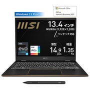 Summit-E13 FlipEvo ビジネスノートパソコン/13.4型/Core i7-1280P/メモリ 32GB/SSD 512GB/Windows 11 Pro/Office Home & Business 2021 SUMMIT-E13-A12MT-037JP