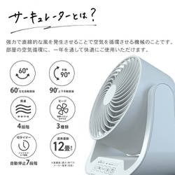 ヨドバシ.com - オーム電機 OHM FF-SQ23RM-W [サーキュレーター AC