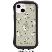 MRS-70B [あらいぐまラスカル i select clear iPhone 13 mini /12 mini 対応ケース 総柄]