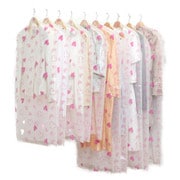 洋服カバー 50枚入 ティッシュ式 ハート柄