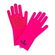 MUC-OFF DEEP SCRUBBER GLOVES PINK L 自転車用品 洗車用グローブ ピンク 09-7228110617