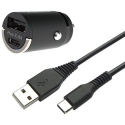 DC-3A USB-A USB-C AtoCケーブル付き DC-043